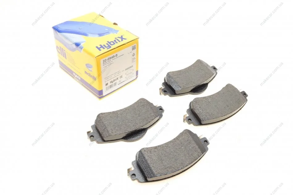 <strong>Комплект гальмівних колодок (дискових) METELLI 22-0949-0 (фото 1)</strong>