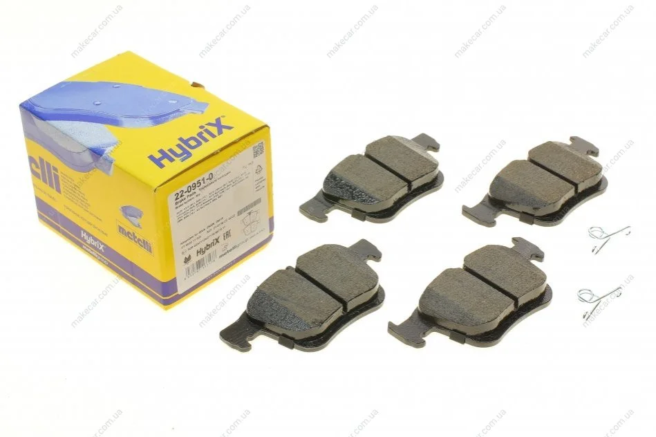 <strong>Комплект гальмівних колодок (дискових) METELLI 22-0951-0 (фото 1)</strong>