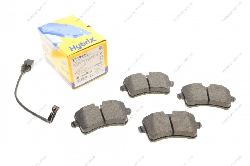 <strong>Комплект гальмівних колодок (дискових) METELLI 22-0955-0K (фото 1)</strong>