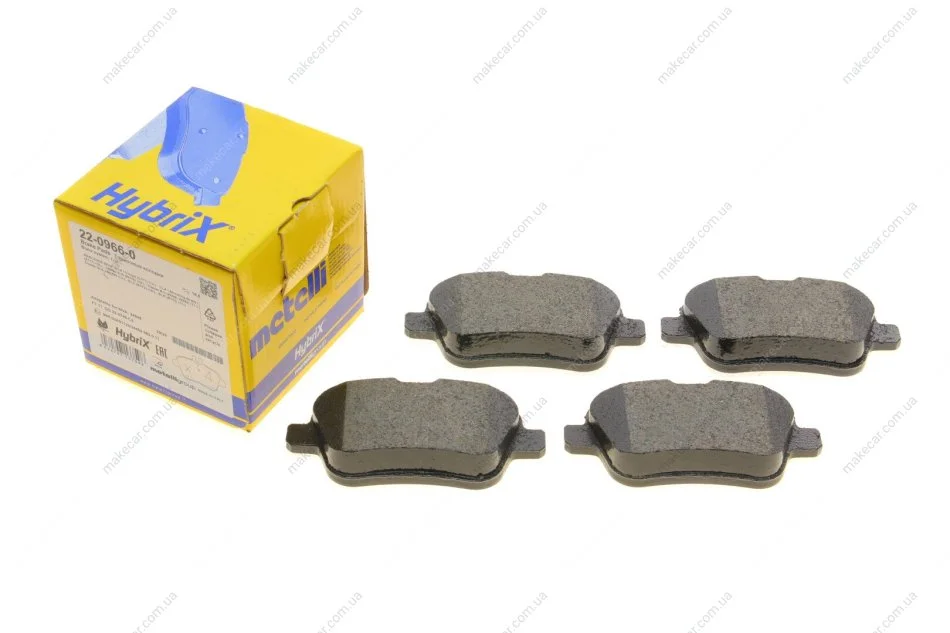 <strong>Комплект гальмівних колодок (дискових) METELLI 22-0966-0 (фото 1)</strong>