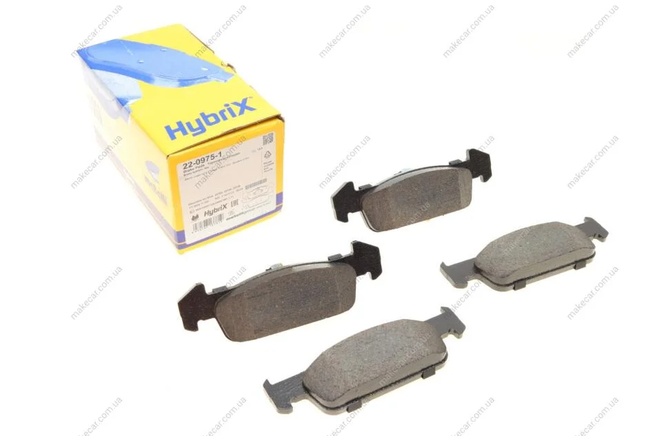 <strong>Комплект гальмівних колодок з 4 шт. дисків METELLI 22-0975-1 (фото 1)</strong>