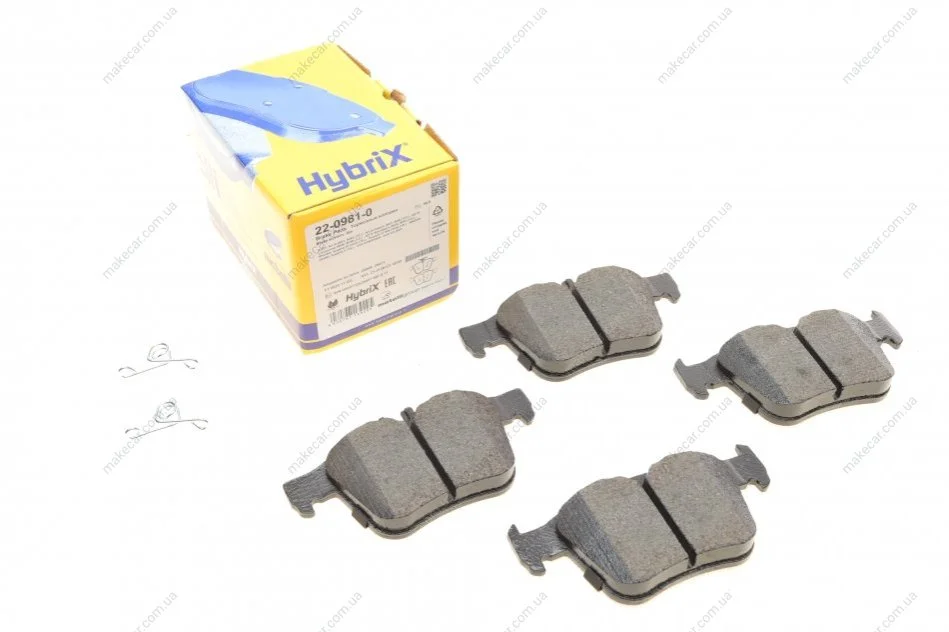 <strong>Комплект гальмівних колодок (дискових) METELLI 22-0981-0 (фото 1)</strong>