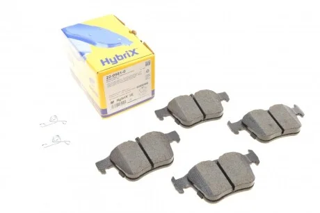 Комплект гальмівних колодок (дискових) для METELLI 22-0981-0 фото товару