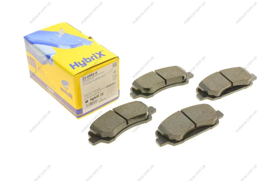 <strong>Комплект гальмівних колодок (дискових) METELLI 22-0982-0 (фото 1)</strong>