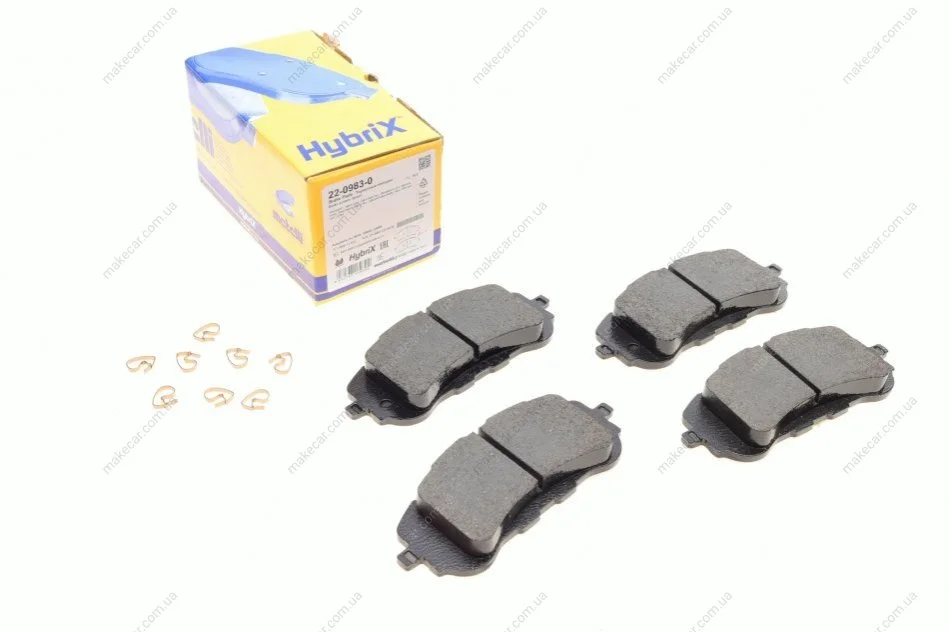 <strong>Комплект гальмівних колодок (дискових) METELLI 22-0983-0 (фото 1)</strong>