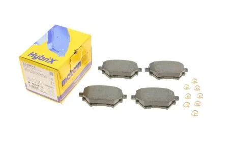 Комплект гальмівних колодок з 4 шт. дисків для Citroen, Peugeot, Opel, Toyota METELLI 22-0987-0 фото товару