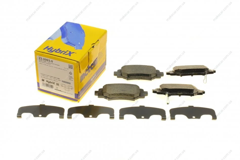 <strong>Комплект гальмівних колодок (дискових) METELLI 22-0993-0 (фото 1)</strong>