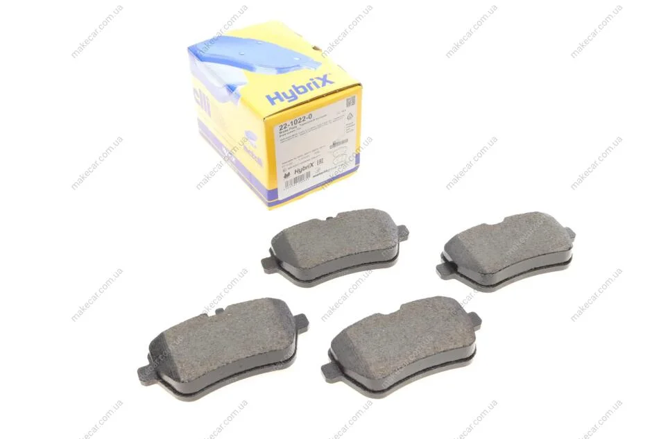 <strong>Комплект гальмівних колодок (дискових) METELLI 22-1022-0 (фото 1)</strong>