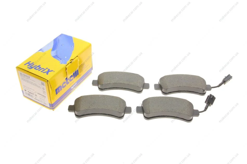 <strong>Комплект гальмівних колодок (дискових) METELLI 22-1033-0 (фото 1)</strong>