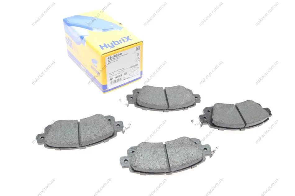 <strong>Комплект гальмівних колодок (дискових) METELLI 22-1080-0 (фото 1)</strong>