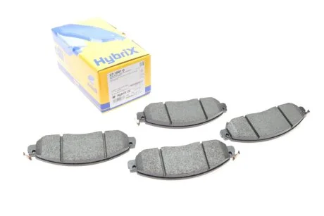 Комплект гальмівних колодок (дискових) для Renault, Nissan METELLI 22-1081-0 фото товару