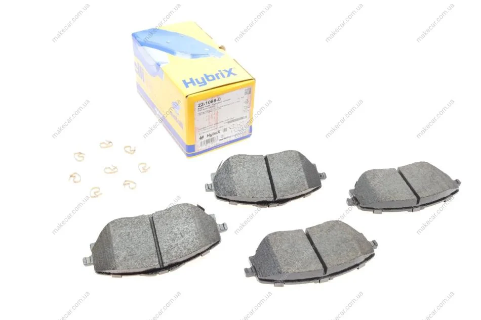 <strong>Комплект гальмівних колодок (дискових) METELLI 22-1088-0 (фото 1)</strong>