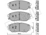 Купить Комплект гальмівних колодок (дискових) Metelli 22-1096-0 по низкой цене в Украине (фото 1)