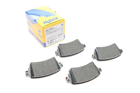 Комплект гальмівних колодок (дискових) для Peugeot, Toyota, Citroen METELLI 22-1108-0 фото товару