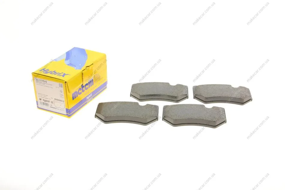 <strong>Комплект гальмівних колодок (дискових) METELLI 22-1170-0 (фото 1)</strong>