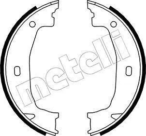 <strong>Комплект гальмівних колодок (барабанних) METELLI 53-0018 (фото 1)</strong>