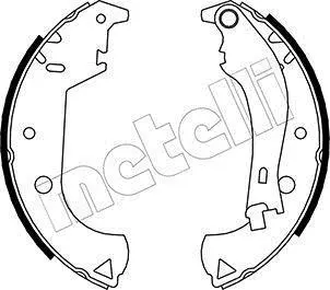 <strong>Комплект гальмівних колодок (барабанних) METELLI 53-0081Y (фото 1)</strong>