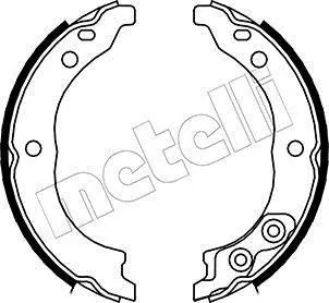 <strong>Комплект гальмівних колодок (барабанних) METELLI 53-0089 (фото 1)</strong>