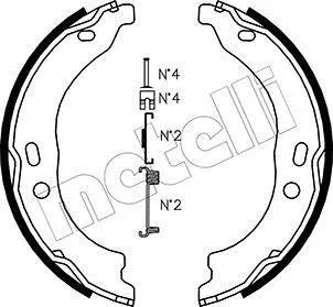 <strong>Комплект гальмівних колодок (барабанних) METELLI 53-0095K (фото 1)</strong>