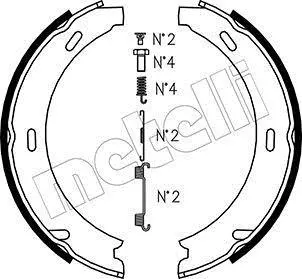 <strong>Комплект гальмівних колодок (барабанних) METELLI 53-0233K (фото 1)</strong>