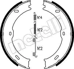 <strong>Комплект гальмівних колодок (барабанних) METELLI 53-0246K (фото 1)</strong>