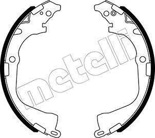 <strong>Комплект гальмівних колодок (барабанних) METELLI 53-0529 (фото 1)</strong>
