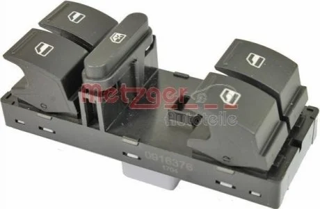 Кнопка склопідйомника для Volkswagen, Seat METZGER 0916376 фото товару