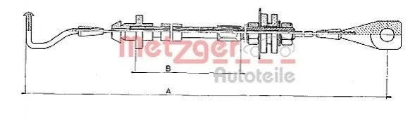 <strong>Трос акселератора METZGER 10.090 (фото 1)</strong>