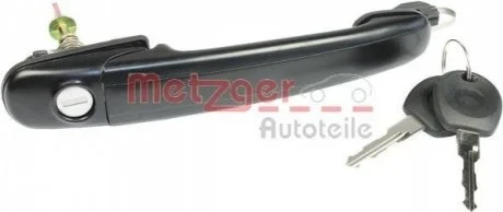 Ручка дверей без замка пластикова для Volkswagen METZGER 2310531 фото товару