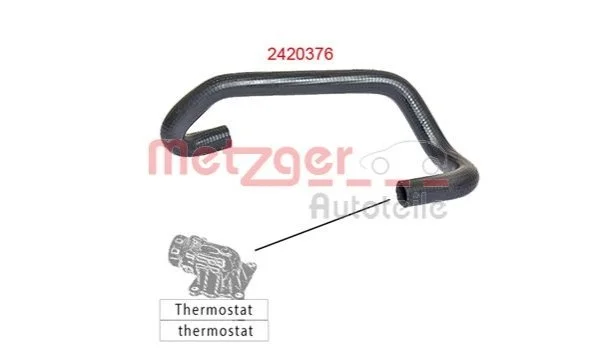 <strong>Шланг гумовий METZGER 2420376 (фото 1)</strong>