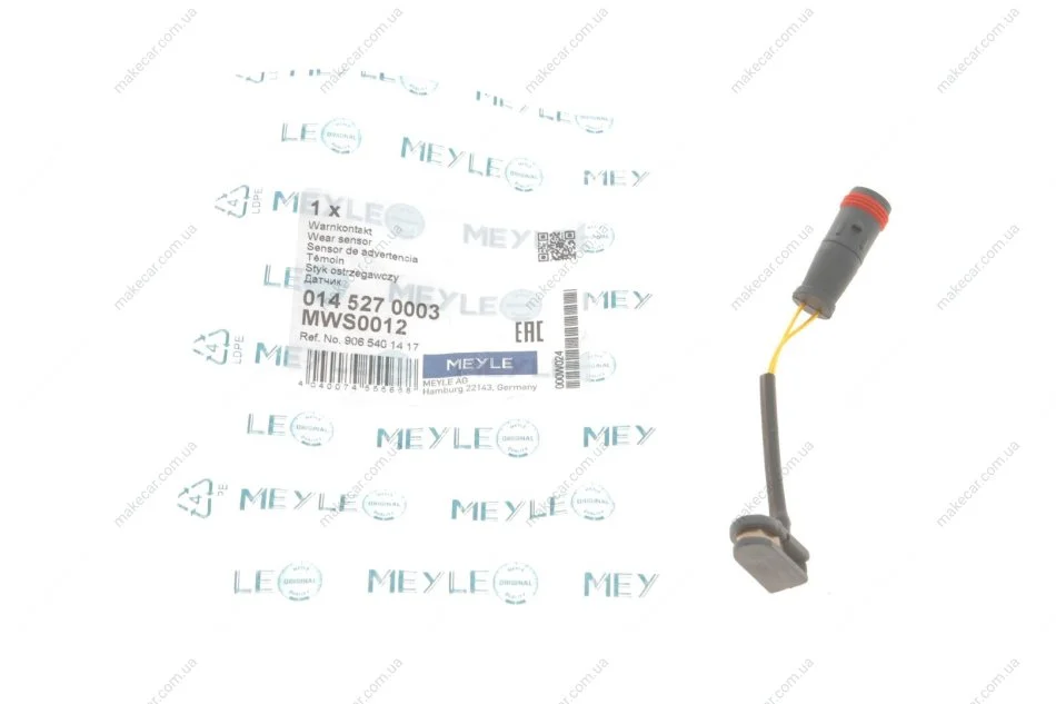 <strong>Датчик зносу гальмівних колодок MEYLE 014 527 0003 (фото 1)</strong>