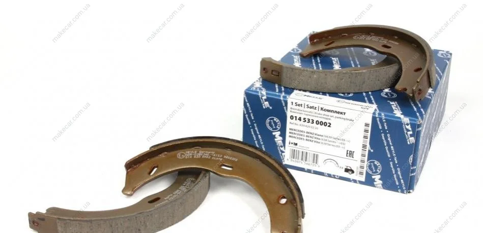 <strong>Колодки гальмові барабанні MB Vito MEYLE 014 533 0002 (фото 1)</strong>