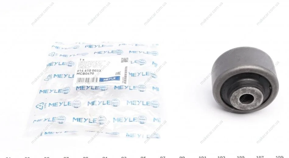 <strong>Сайлентблок задній нижній, важіль MEYLE 0146100033 (фото 1)</strong>