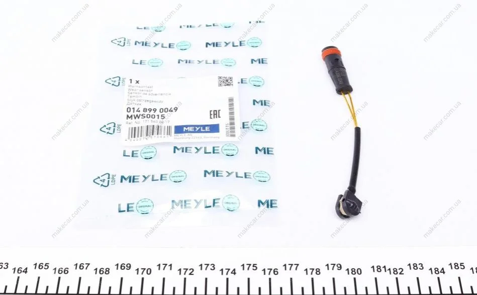 <strong>Контактор (реле) зносу гальмівних колодок MEYLE 014 899 0049 (фото 1)</strong>