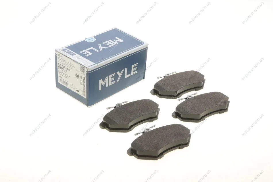 <strong>Колодки гальмівні дискові (комплект) MEYLE 025 201 6816 (фото 1)</strong>