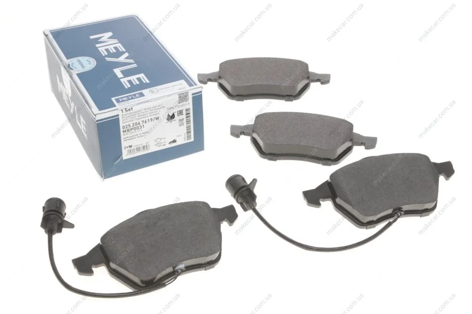 <strong>Гальмівні колодки дискові MEYLE 025 206 7619/W (фото 1)</strong>