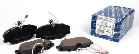 Комплект гальмівних колодок з 4 шт. дисків для Fiat, Peugeot, Citroen MEYLE 025 218 0119/W фото товару