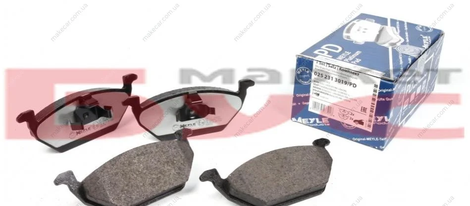 <strong>Комплект гальмівних колодок з 4 шт. дисків MEYLE 025 231 3019/PD (фото 1)</strong>