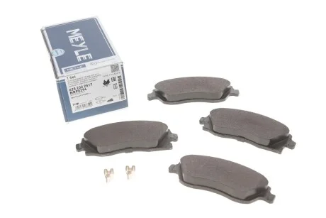 Комплект дискових гальмівних колодок для Chrysler, Lancia, Dodge, Vauxhall, Fiat MEYLE 025 232 2517 фото товару