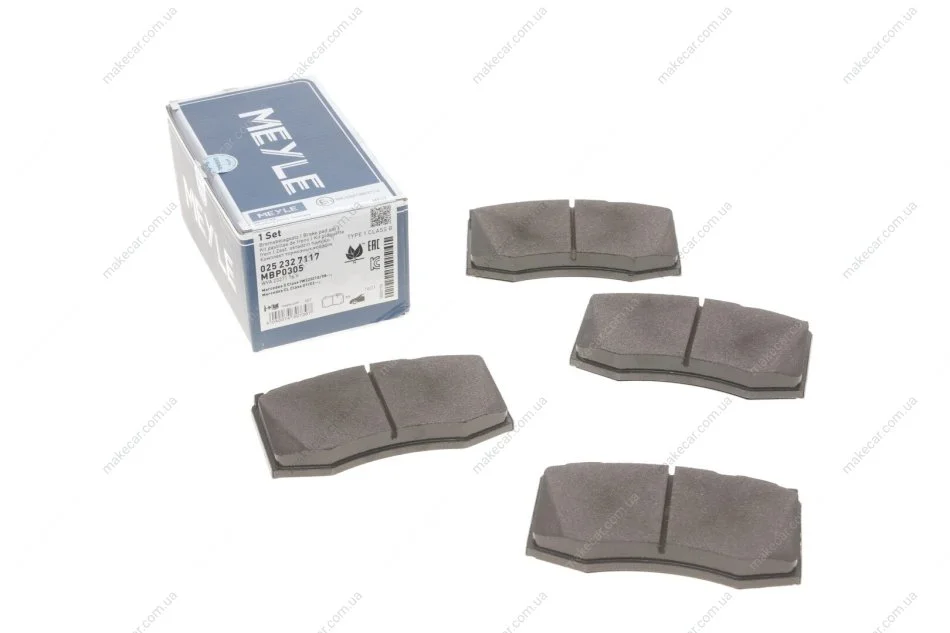 <strong>Комплект дискових гальмівних колодок MEYLE 025 232 7117 (фото 1)</strong>