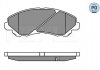 Комплект гальмівних колодок з 4 шт. дисків MEYLE 025 235 8416/PD (фото 1)