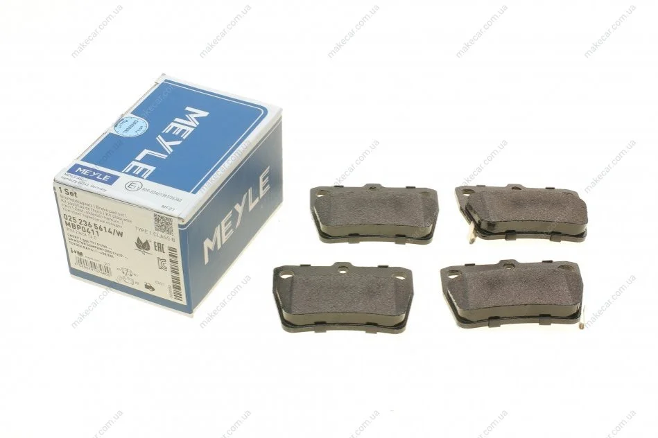 <strong>Гальмівні колодки дискові MEYLE 025 236 5614/W (фото 1)</strong>