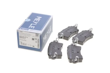 Гальмівні колодки дискові для Renault, Opel, Vauxhall, Nissan MEYLE 025 236 6916 фото товару