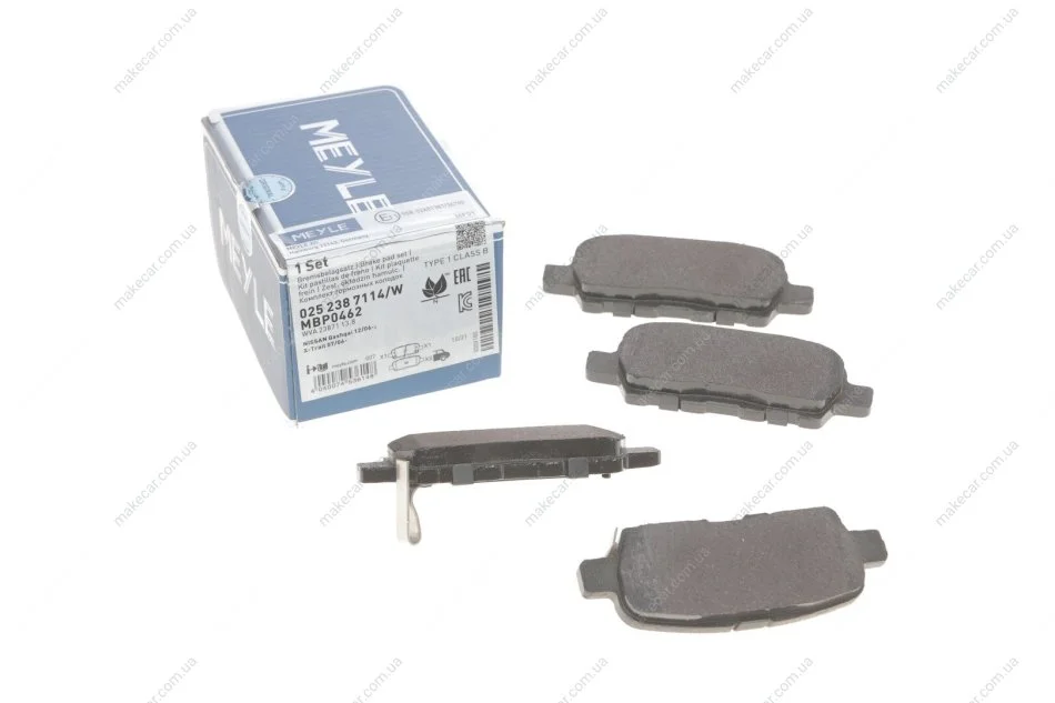 <strong>Гальмівні колодки дискові MEYLE 025 238 7114/W (фото 1)</strong>