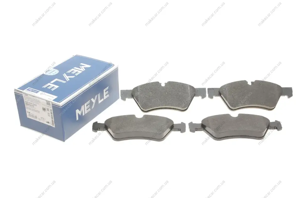 <strong>Комплект гальмівних колодок з 4 шт. дисків MEYLE 025 239 2221 (фото 1)</strong>