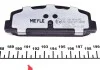 <strong>Комплект гальмівних колодок з 4 шт. дисків MEYLE 025 240 4514/PD (фото 3)</strong>