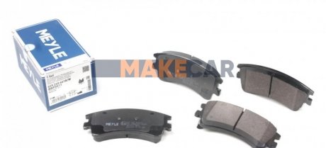 Тормозные колодки дисковые Mazda 6 GG, GY MEYLE 025 240 4618/W (фото 1)