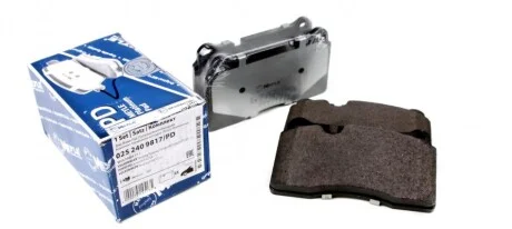 Комплект гальмівних колодок з 4 шт. дисків для Volkswagen, Audi, Seat MEYLE 025 240 9817/PD фото товару