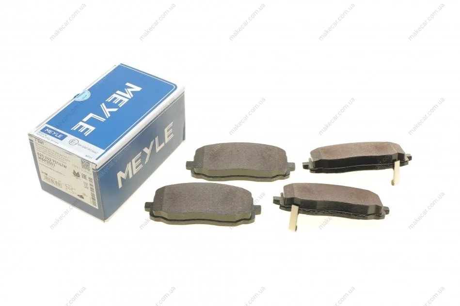 <strong>Комплект гальмівних колодок з 4 шт. дисків MEYLE 025 242 7516/W (фото 1)</strong>