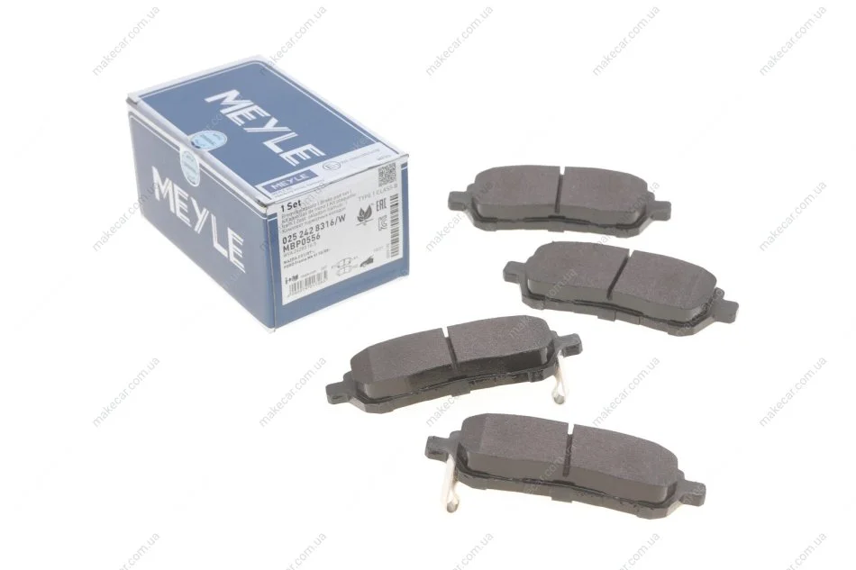 <strong>Гальмівні колодки дискові MEYLE 025 242 8316/W (фото 1)</strong>